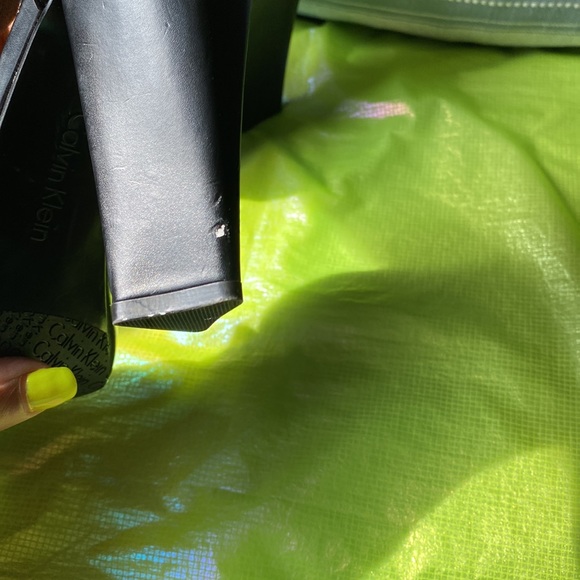 Woman’s Calvin Klein Heel Boots Black 8.5 - Picture 6 of 10